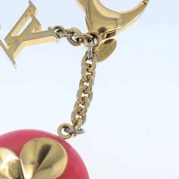 LOUIS VUITTON Hollow Flower Key Holder Gold M66975 LV Auth 106635M - Picture 9 of 10